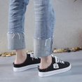 thumbnail image 3 of Women's Slip on Sneakers Canvas Slip ons Shoes Fashion Comfortable Mules Womens Non Slip Loafers Casual Backless Shoes Black, 3 of 5