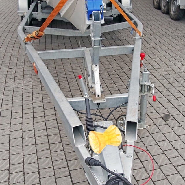 CTIRCHIU Yellow Shock Resistant Boat Trailer Roller PVC Bow Roller for Efficient Marine Launching and Docking