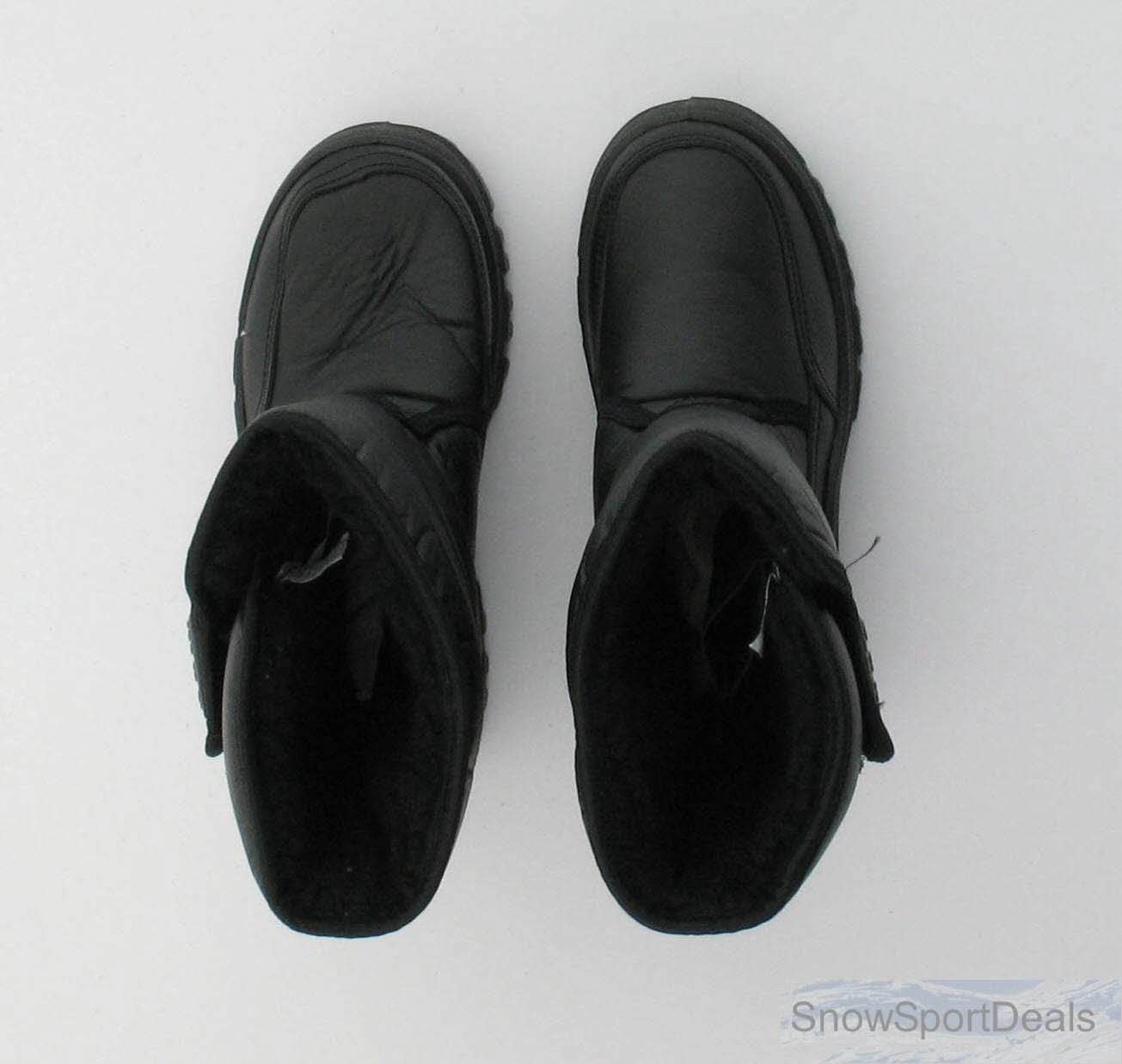 WFS Black SnowJogger Deluxe After Snow Boot for Youth, Men and Women
