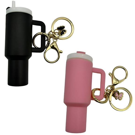 DESIGNICE 2Pcs Purse Charms for Handbags,Practical Keychain Key Chains Women Cute,Small Items Holder Handbag Charms,Multicolor,Style1