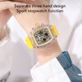 thumbnail image 4 of Reloj Fresco Transparente De Moda Correa De Silicona Luminosa A Prueba De Agua Para Hombres Reloj Transparente De Moda Para Hombres Reloj Deportivo Transparente Para Hombres Reloj, 4 of 7