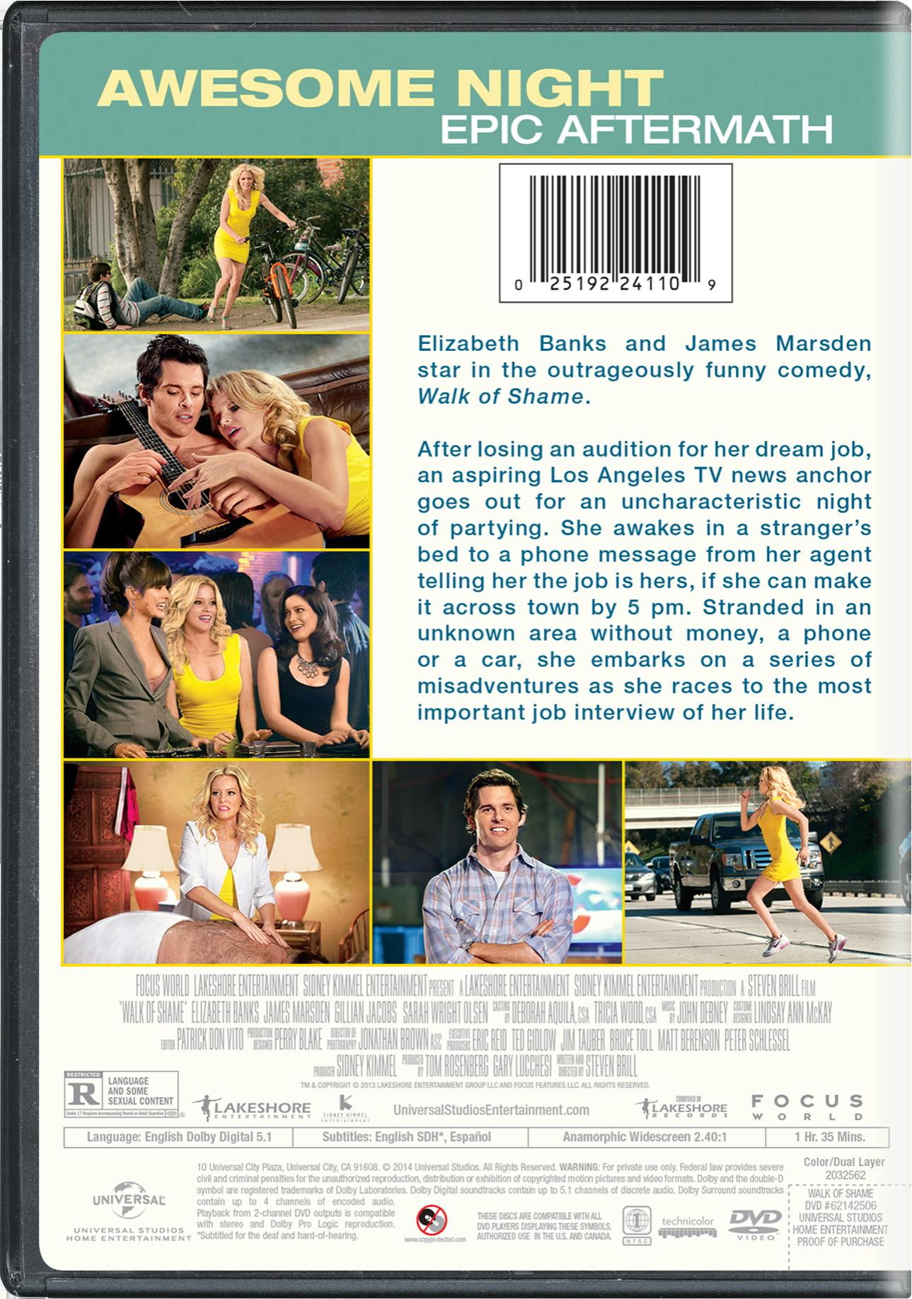Walk of Shame (DVD), Focus Features, Comedy