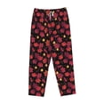thumbnail image 4 of Balery Beautiful Maple Leaf Lantern print Women's Pajama Pants,Ultra Lightweight Pjs,Lounge Pant-Large, 4 of 9