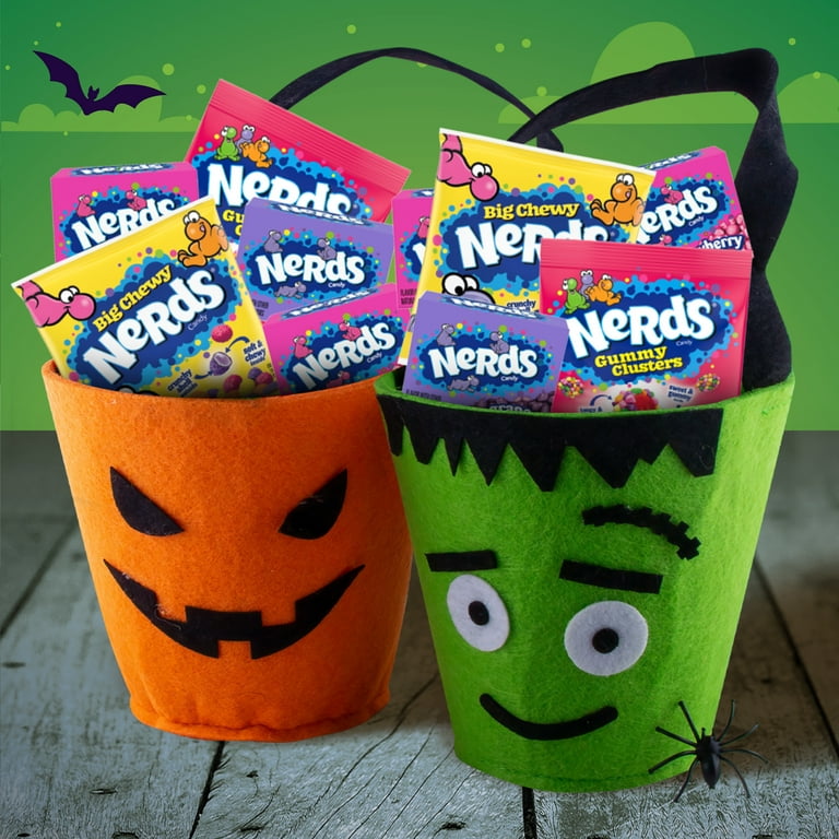 NERDS Halloween Gummy Candy Packs Assortment, Trick-or-Treat Mixed