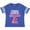 Football Blue and White, variant on Future Forensic Scientist in Training Girls Toddler T-Shirt