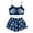 c-Dark Blue, variant on LRen Womens Halloween Pajamas Plus Size 2 Piece Cami Top Shorts Set Skeleton Print Sleeveless Sleepwear Loungewear Halloween Gifts