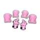 thumbnail image 2 of Rodilleras, coderas y muñequeras para niños. Conjunto de equipo de protección para niños. Gris rosa, 2 of 9