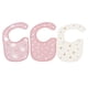 thumbnail image 1 of 3pcs Baby Drooler Bibs Cotton Absorbent Bibs Cute Cartoon Animal Bibs with Snap Closure Type C, 1 of 4