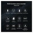 thumbnail image 7 of Mini Voice Activated Recorder 500hours Digital Recording Device Professional Sound Dictaphone ,Powerful Feature, 7 of 7