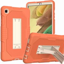 Dteck Case for Samsung Galaxy Tab A7 Lite 8.7 Inch 2021 Tablet (SM-T225/T220), Shockproof Rugged Protective Cover with Stand for Tab A7 Lite 8.7" Tablet SM-T220/T225 for Kids Boys, Orange