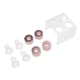 thumbnail image 4 of Molde de aluminio para soporte de lápiz labial, bálsamo labial, kit de herramientas para manualidades, 12,1 mm - Rosa, 4 of 9
