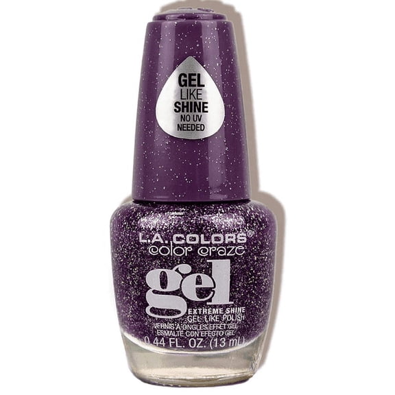 L.A. COLORS Demo - Color Craze Shimmer Gel Polish, Blast CNL283