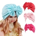 thumbnail image 2 of FRSASU Children Baby Girls Boho Hat Beanie Scarf Turban Head Wrap Cap Hot, 2 of 3