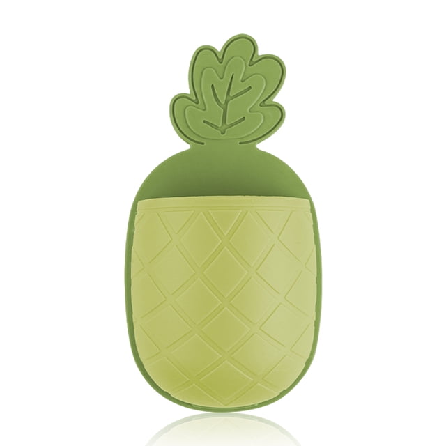 PP Piña de almacenamiento Rack Montado en la pared Autoadhesivo Punch-Free Soporte de la casa interior Cocina Baño Organizador decorativo Verde Monstrate HA012078-02