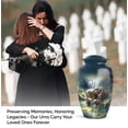 thumbnail image 3 of MUKTIVE Elephant Decorative Memorial Large Urns for Human Ashes - Keepsake Funeral Urns for Human Ashes Mother & Father Cremation - Burial Urn for Women & Men (1 Large, 4 Keepsake), 3 of 7