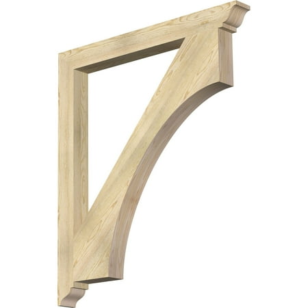 

Ekena Millwork 4 W x 42 D x 48 H Westlake Traditional Rough Sawn Bracket Douglas Fir