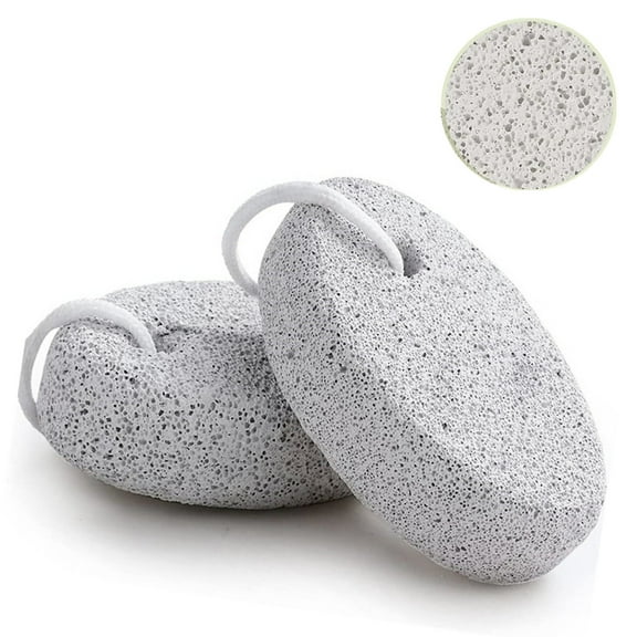 2PCS Natural Pumice Stone, Lava Pedicure Tools Hard Skin Callus Remover for Feet and Hands - Foot File Exfoliation to Remove Dead Skin, and Callusess