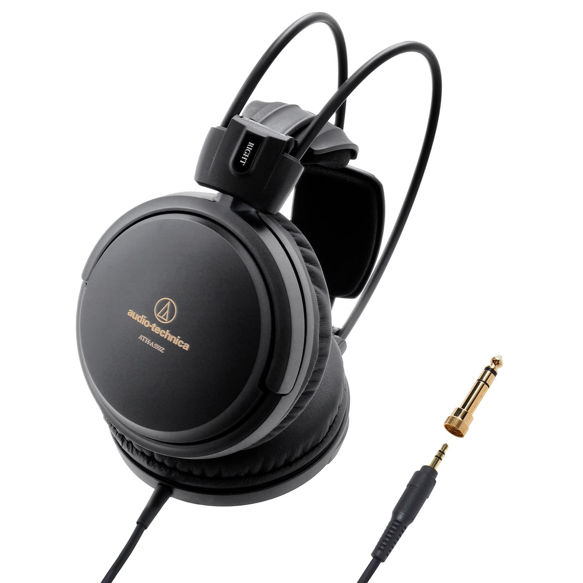 AudioTechnica ATH-A550Z Art Monitor Over-Ear Closed-Back Dynamic Headphones (Black)