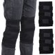 thumbnail image 5 of Rodillera autocalentable para hombre y mujer, Protector de soporte, almohadilla térmica cálida, rodilleras para deportes al aire libre, color negro, 2 uds., 5 of 8