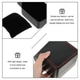 thumbnail image 2 of MasteelfCA Simple Black Square Watch Gift Box PU Leather Elastic Cover Wrist Watch Storage Case Jewelry Packaging Box, 2 of 8