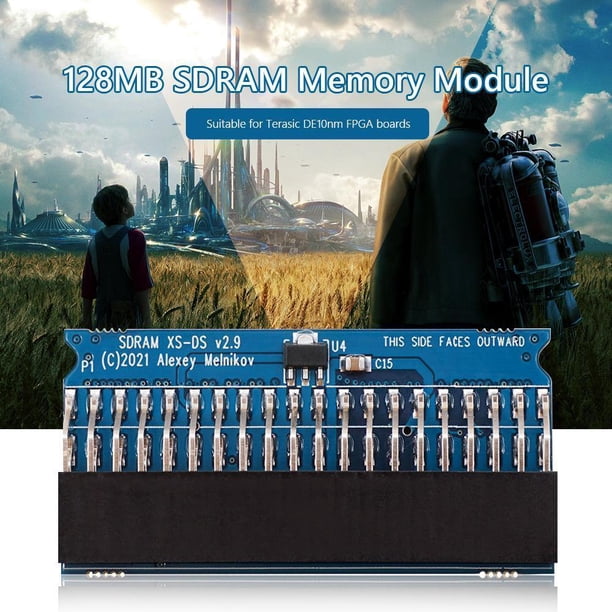 Placa SDRAM XS-DS V2.9 de módulo extrafino de 128 MB para accesorios Mister FPGA