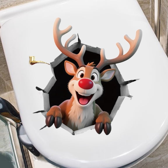 Christmas Stickers Set, Removable Wall and Window Decals for Holiday Home Decor, Festive PVC Stickers for Indoor and Outdoor Use, Easy Peel and Stick Application for Christmas Atmosphere