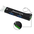 thumbnail image 5 of USB Laptop Docking Station with Keyring 3-In-1 Multiport 5Gbps USB 3.0 Portable OTG Aluminum Alloy USB-A Type-C Hub Adapter PC Accessories-Black, 5 of 8