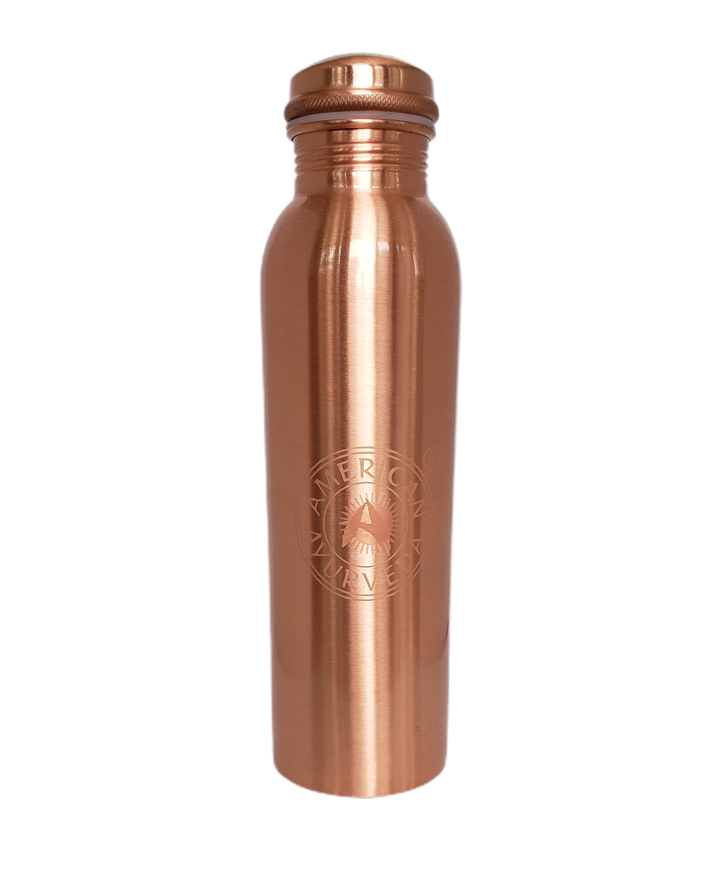 100% Pure Hammered Copper Water Bottle For Yoga Ayurveda Health Benefits 950 ml 