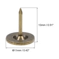 thumbnail image 2 of Uxcell Flat Head Decorative Upholstery Tacks Furniture Nails for Home Bronze 60Pcs, 2 of 6