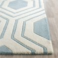 thumbnail image 4 of Safavieh Chatham 6' X 9' Hand Tufted Wool Rug in Blue and Ivory, 4 of 9