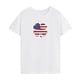 thumbnail image 1 of Camiseta para mujer verano casual ropa deportiva suave cuello redondo camisa para caminar viaje, 1 of 7