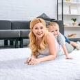 thumbnail image 3 of TWINNIS Super Soft Area Rug for Living Room Bedroom Shaggy Accent Carpets for Kids Girls Rooms,5'x8',White, 3 of 7