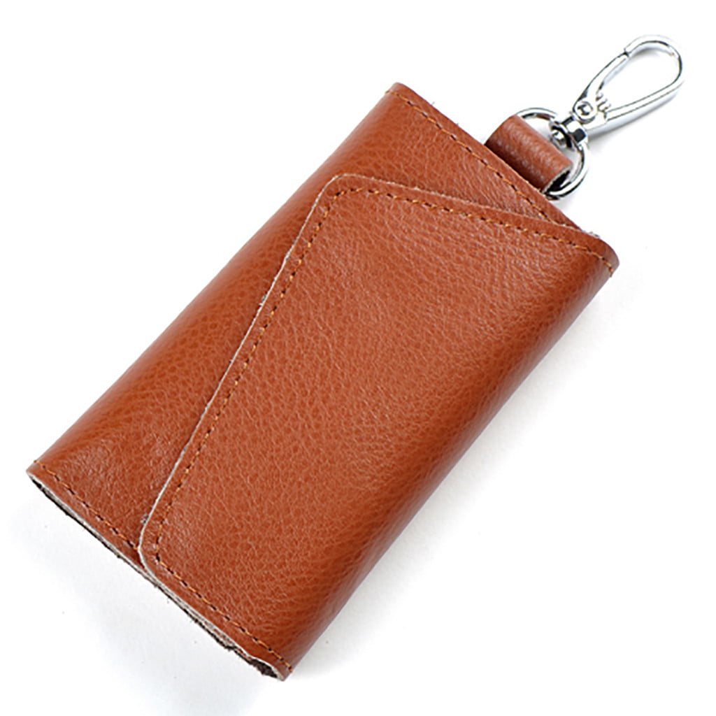 Men Women Card Bag Housekeeper Folding Coin Wallet Keychain Key Holder - 0 - 0