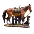 thumbnail image 4 of Figura de estatua de caballo, escultura decorativa coleccionable, adorno artístico para decoración del hogar, mesa, muebles, dormitorio, sala de estar Estilo B, 4 of 9