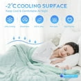 thumbnail image 3 of CHOSHOME Dual-Sided Cooling Comforter King Size, Washable Lightweight Cooling Blanket with Q-Max > 0.5 Arc-Chill Cooling Fiber, Cool Sleeping Summer Blanket for Night Sweats Hot Sleeper (90"x 108"), 3 of 7