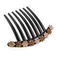 thumbnail image 1 of lionlar 4-6pack Strass Cheveux Peigne Clip Updo Bun Maker Cheveux de Mariée Outil de Style 5 Pcs, 1 of 7