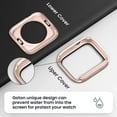 thumbnail image 5 of [2 in 1] for Waterproof Apple Watch Screen Protector Case Series 8 & 7 45mm,360 Protective PC Face Cover Built-in Tempered Glass, Front & Back Bumper for iWatch Series 8 & 7 Accessories, 5 of 5