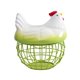 thumbnail image 3 of Cesta para huevos, cesta versátil para recoger huevos, adorno de escritorio, contenedor de verduras Verde, 3 of 9
