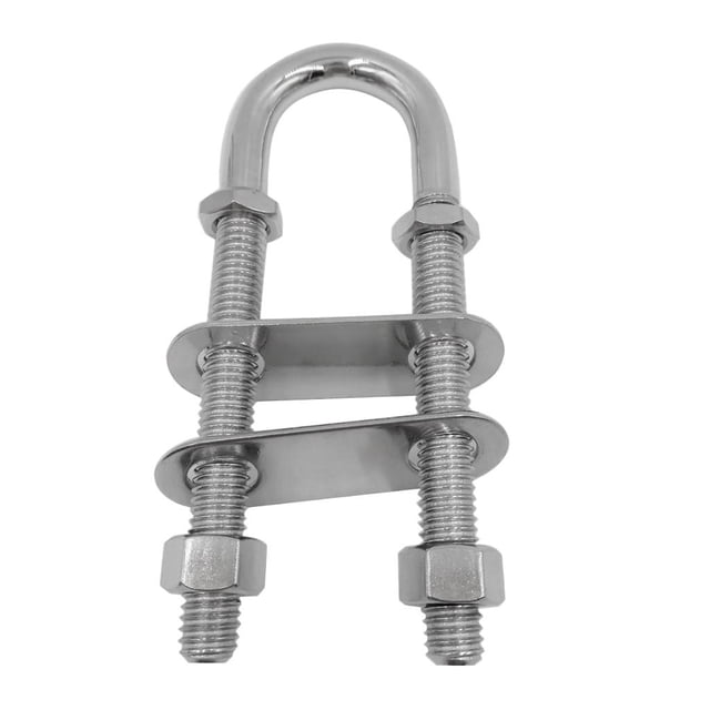 Perno Y licencia U Tornillo de material acero Inoxidable Marino Ojal De Tornillo En U 3/8 "X 3" shamjiam Pernos en U de acero inoxidable