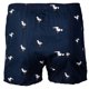 thumbnail image 3 of Happy Shorts Boxers de hombre tejidos, paquete de 3 - Estilo americano, algodón, estampados Möwe/Frog/Surfing Seagull S (Small), 3 of 7