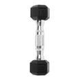 thumbnail image 2 of (2 pack) CAP Barbell, 3lb Rubber Hex Dumbbell, Single, 2 of 8