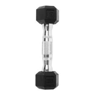 BalanceFrom Rubber Encased Hex Dumbbell, 25LBs, Single - Walmart.com