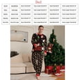 thumbnail image 2 of Conjuntos de pijamas familiares a juego para papá Pijamas navideños con camiseta de manga larga y pantalones Ropa de estar por casa, 2 of 5