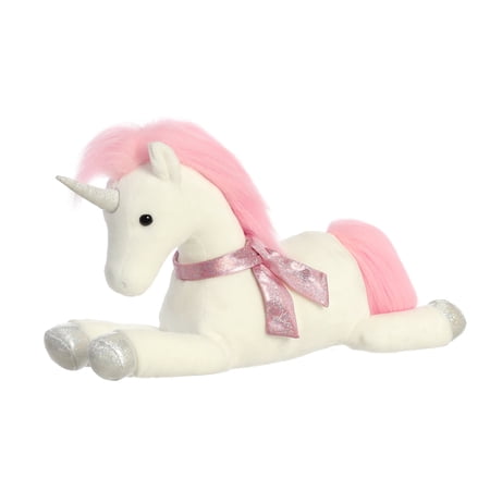 Aurora - Large White Holiday - 20.5 Frosting Unicorn - Festive Stuffed Animal