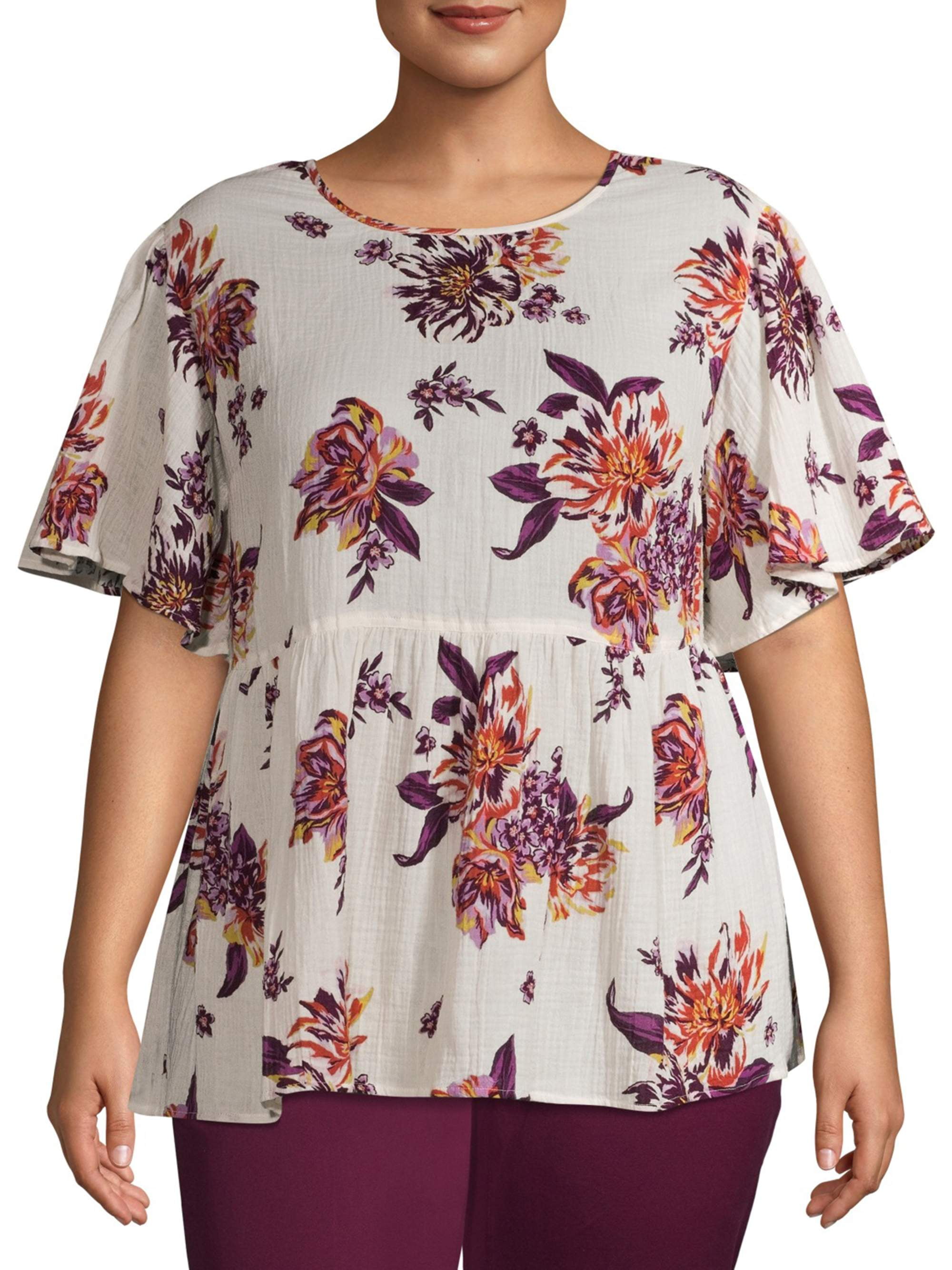 terra sky plus size tops
