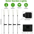 thumbnail image 5 of 4 Pack 175 LED Solar Garden Lights for Yard, Solar Firework Lights Outdoor Waterproof with 2 Modes Twinkling Lights, Sparkly Solar Starburst Lights for Wedding Walkway Decor, 5 of 12