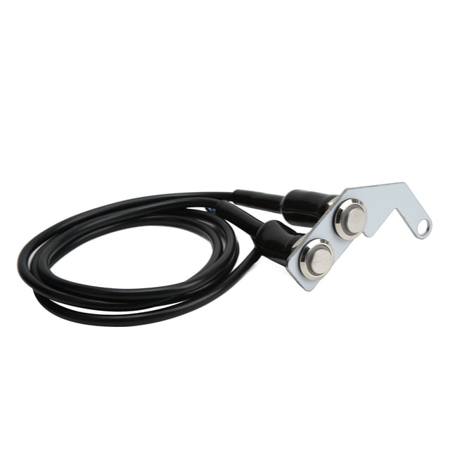 Interruptor Liderado Para Manillar de Motocicleta, Soporte de Botón de Encendido y apagado Impermeable, Control Universal de AccioNánana de 12 V Con Protecció de CircuitO