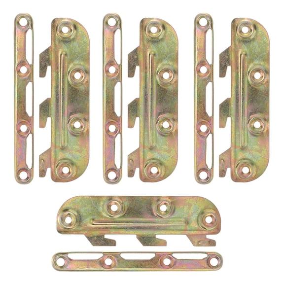 LOLIPPYY 4-Pack Bed Rail Support Brackets with Smooth Finish for Secure and Bed Frame Assembly