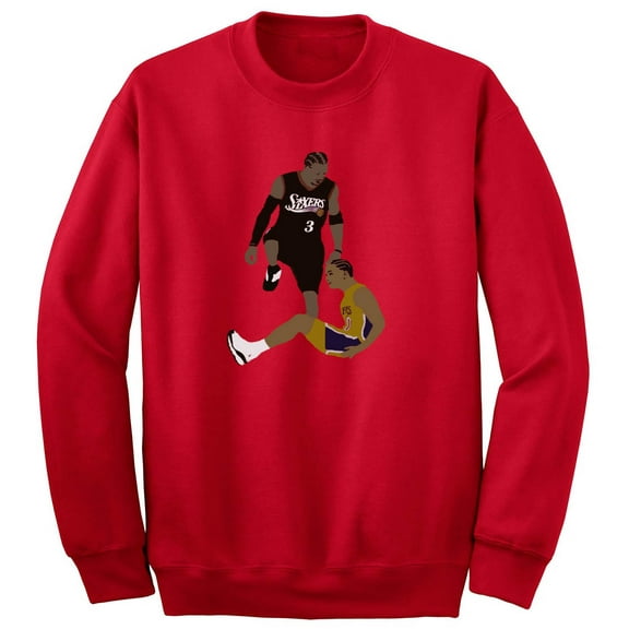 Allen Iverson Stepover Lue Philadelphia Crew Neck Sweatshirt