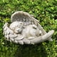 thumbnail image 2 of Estatua de ángel de perro/gato durmiendo de 12 cm, decoración para interiores y exteriores, decoración de jardín, accesorios para el hogar, perro, 2 of 5